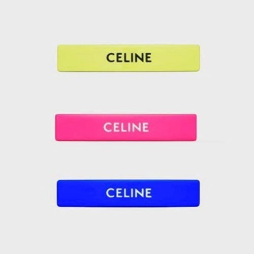 셀린느 아세테이트 모노크롬 헤어 클립 3color