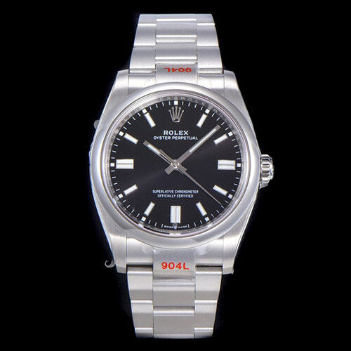 [EW공장] 로렉스 오이스터 Perpetual 칼리버 블랙다이얼 36mm